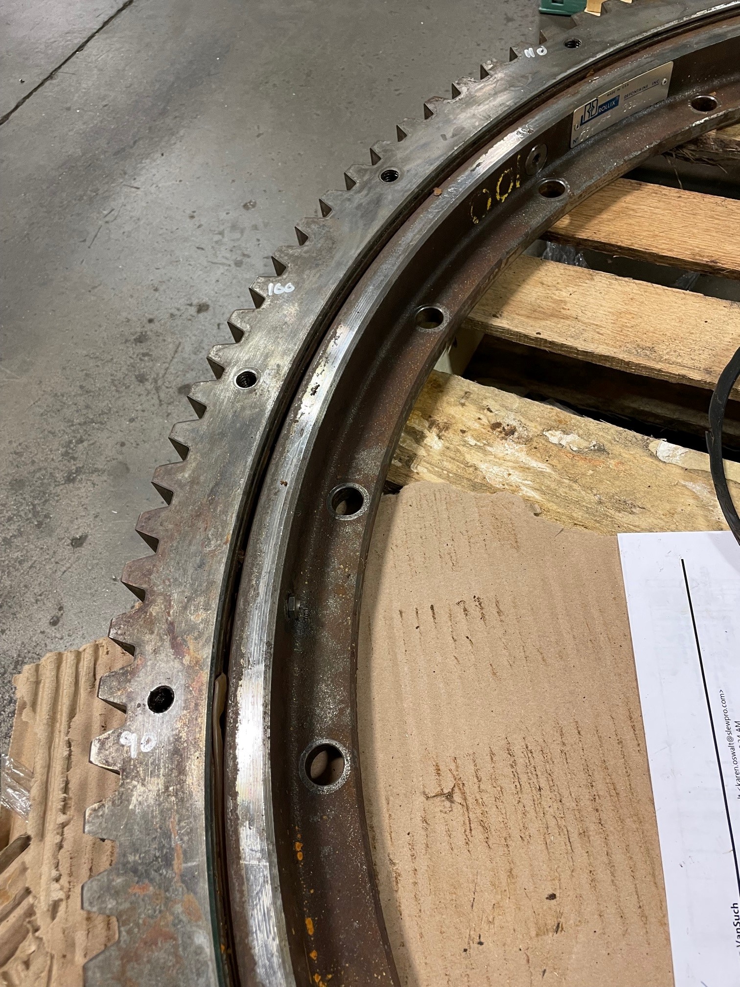Common Slewing Ring Bearing Failures